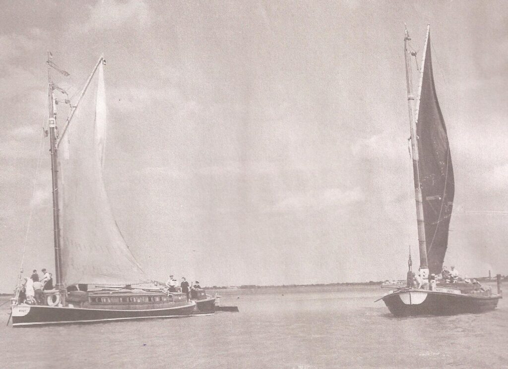 The Norfolk wherrymen – Sailing By